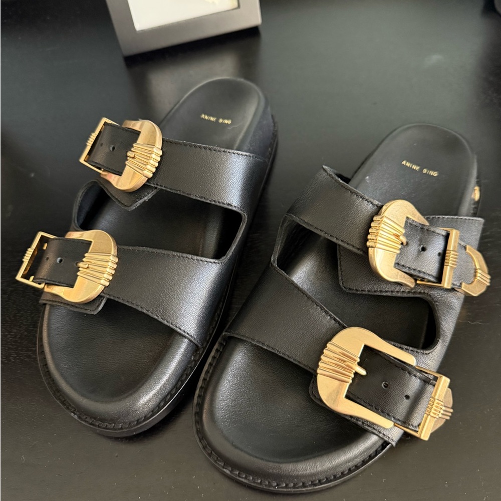 ANINE Bing black sandals